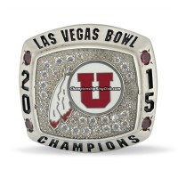 2015 Utah Utes Las Vegas Bowl Championship Ring/Pendant(Premium)